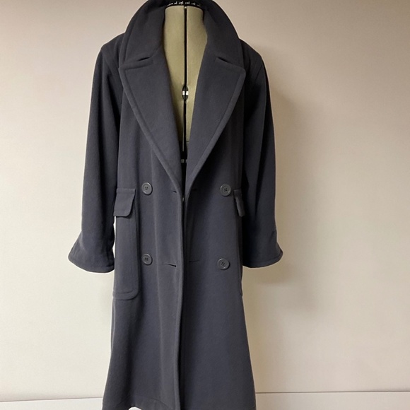 Mondi Jackets & Blazers - VINTAGE Mondi Wool Grey Pea Coat